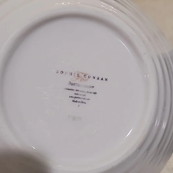 Portmeirion Sophie Conran soup bowls (4) white . - Picture 5 of 6
